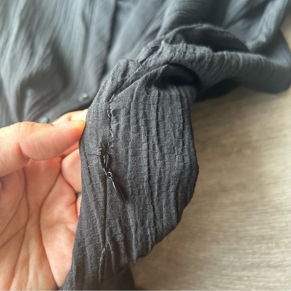 Zara  Faux Wrap Mini Shirt Dress - Picture 15 of 16